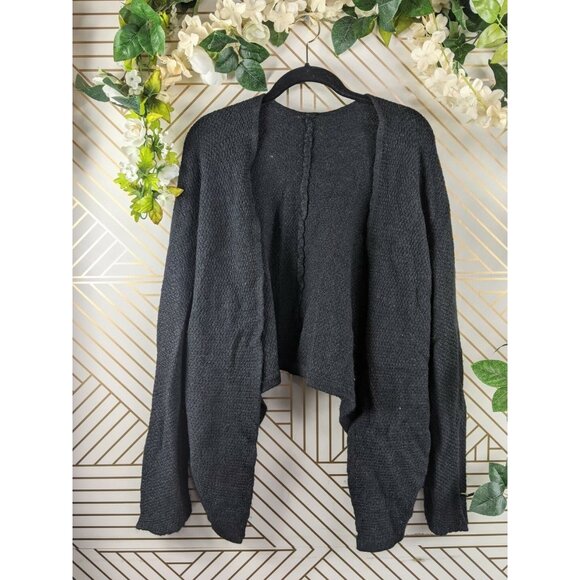 Brandy Melville Women's Caroline Cardigan Knit Grey Gray Open Front ONE SIZE - Picture 2 of 6